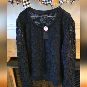 Women's Black Worthington Sweater